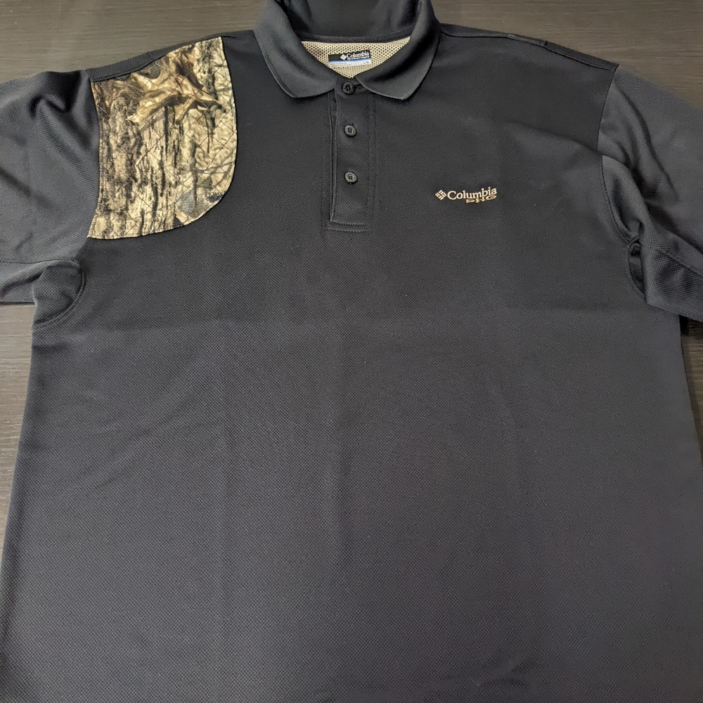 Mens Large Columbia PFG polo